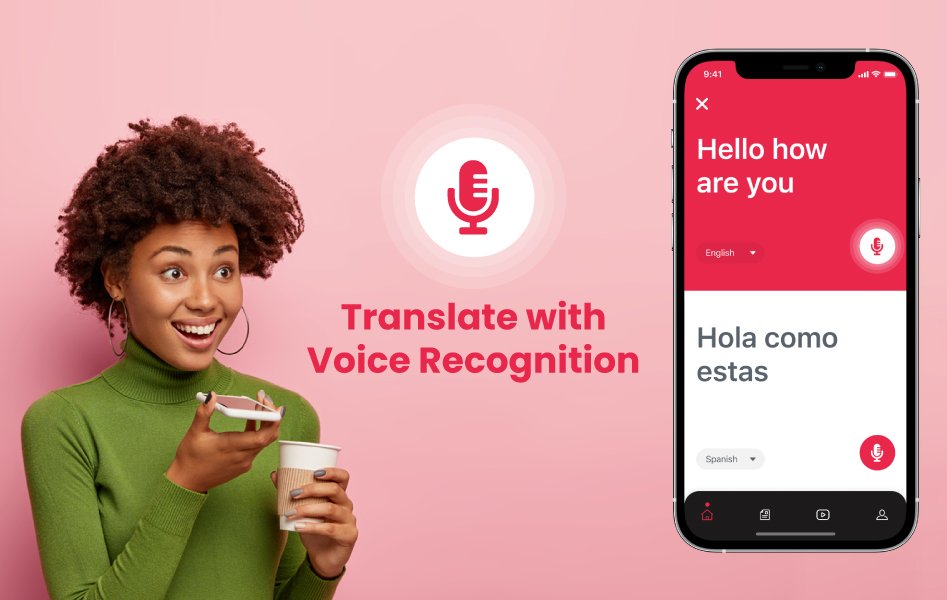 Translating the language from voice input